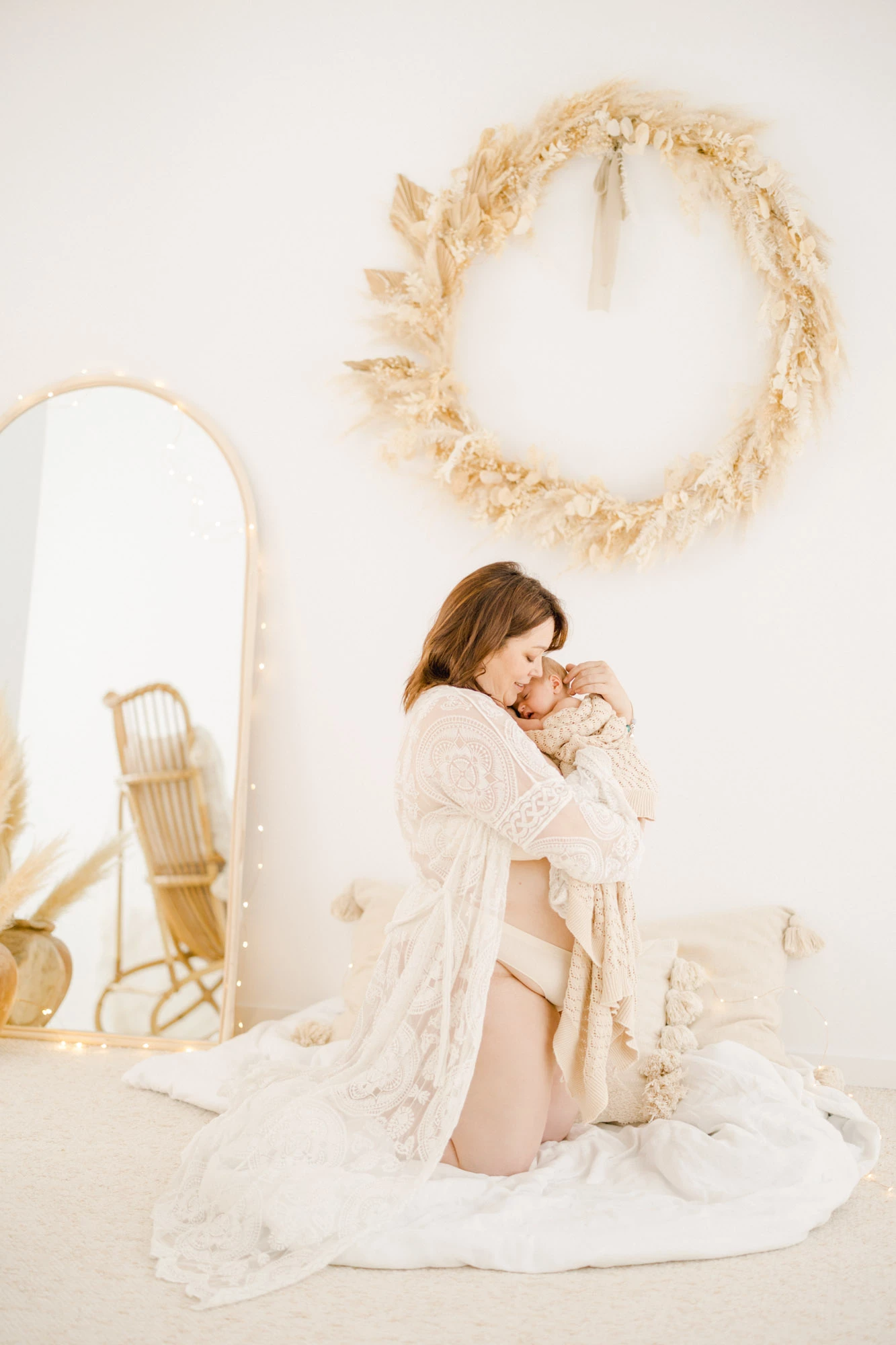 rose enfant beige gris marron